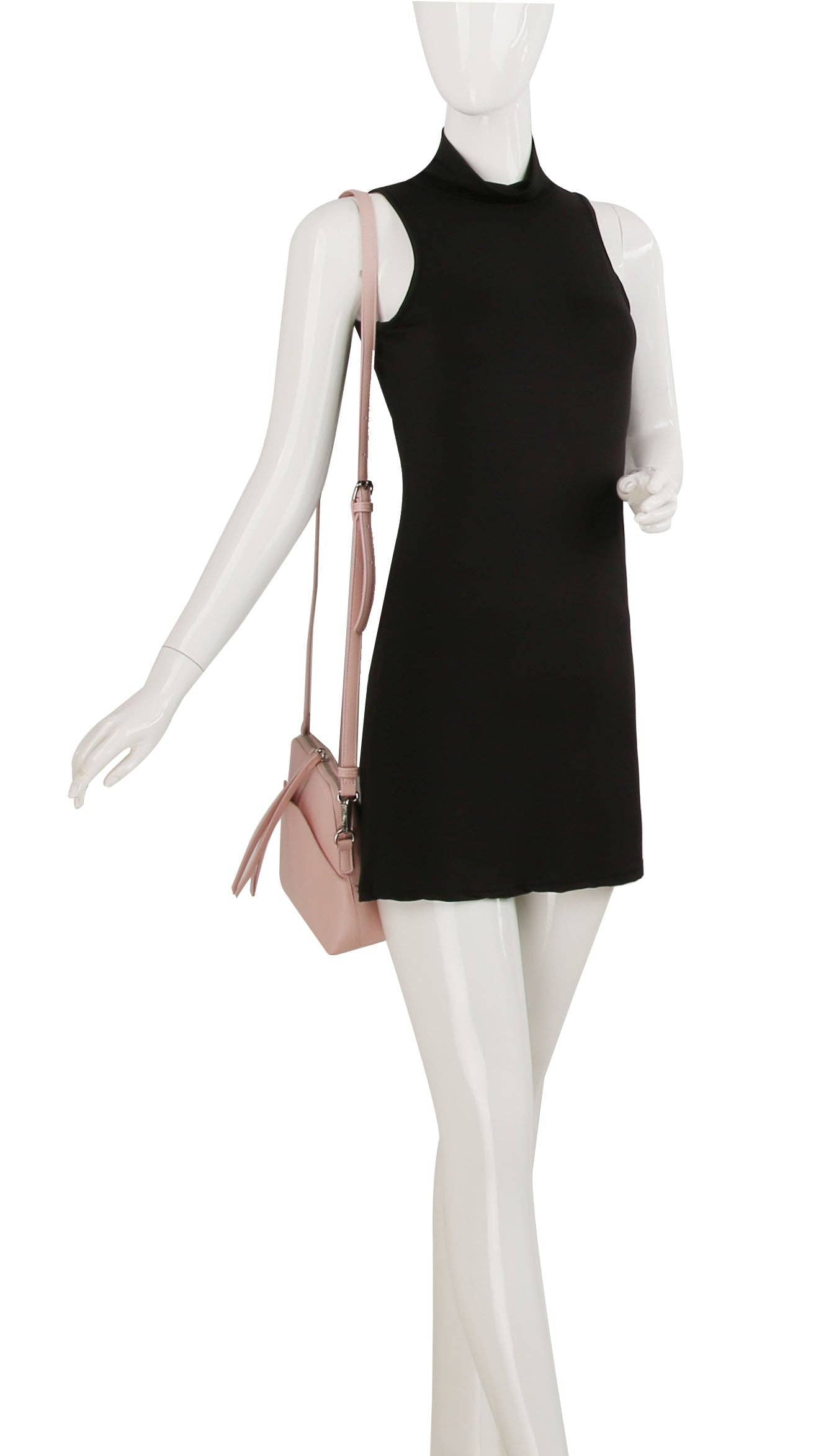 Big Front Pocket Crossbody- Beige