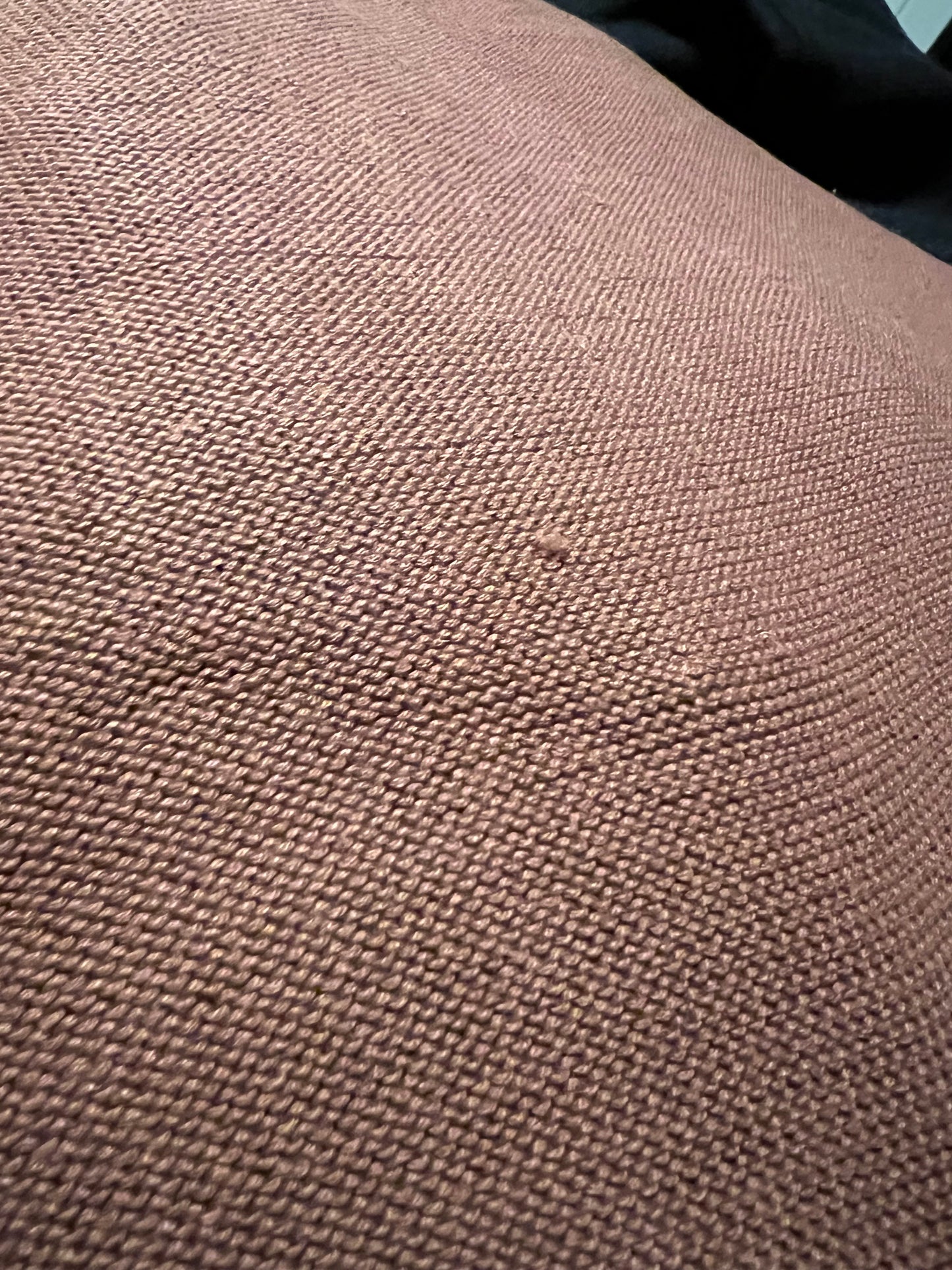 DEFECTIVE Color block Bishop Sleeve Ribbed Sweater- Coffee