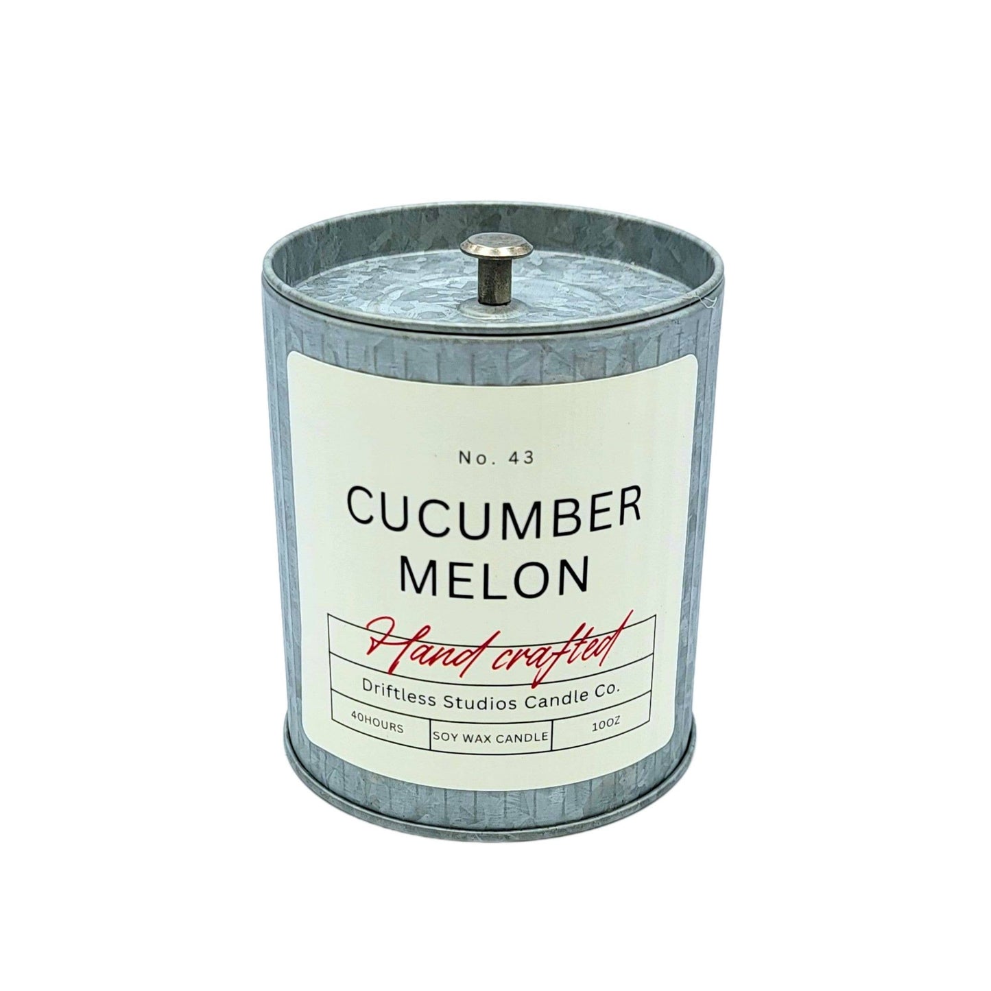 Cucumber Melon 10oz Soy Candle