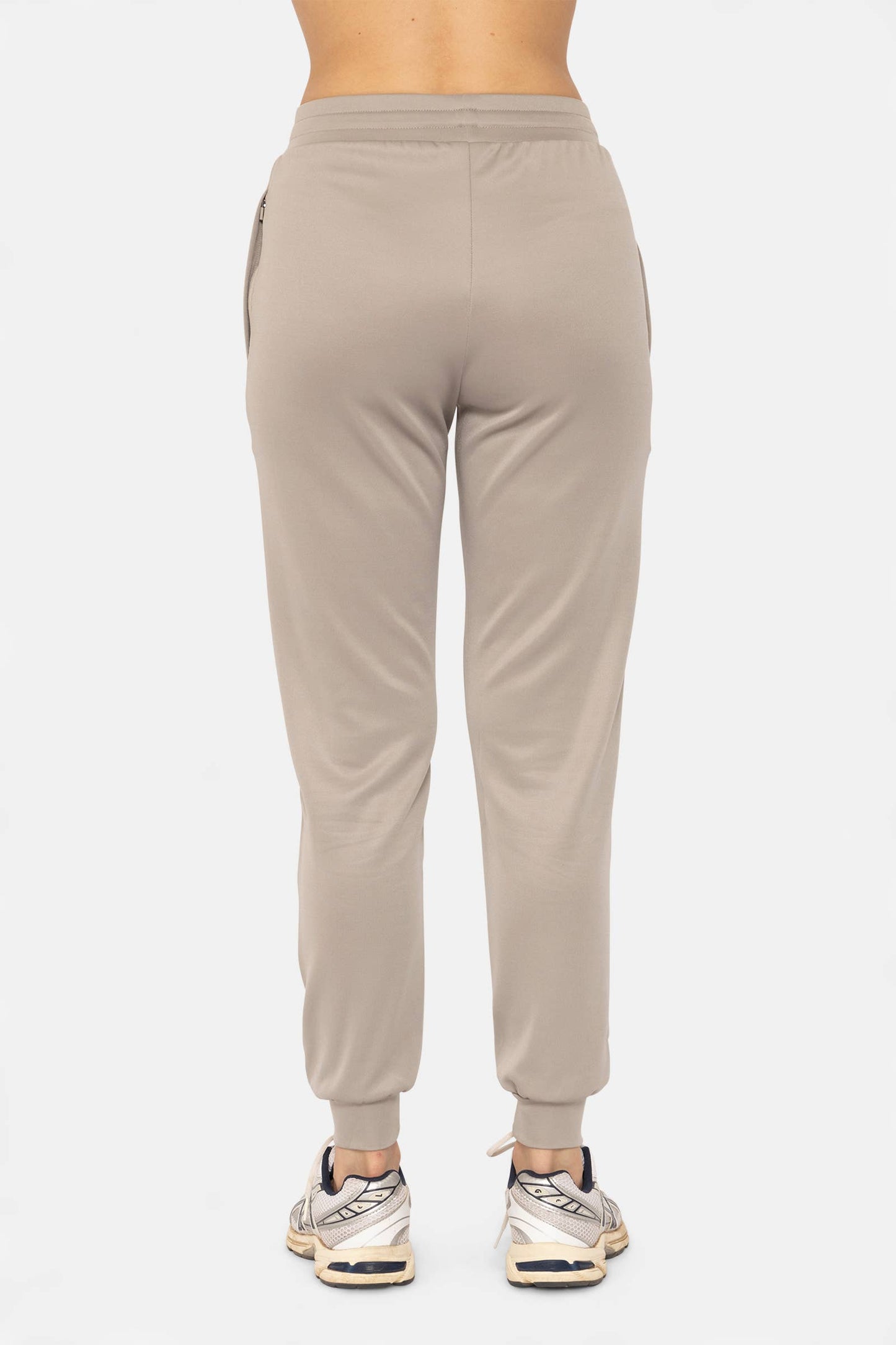 Cuffed Joggers with Zippered Pockets