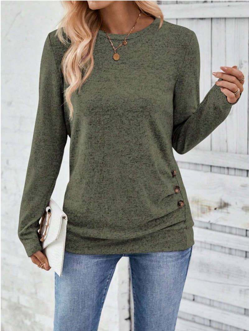 Solid Color Long Sleeve
