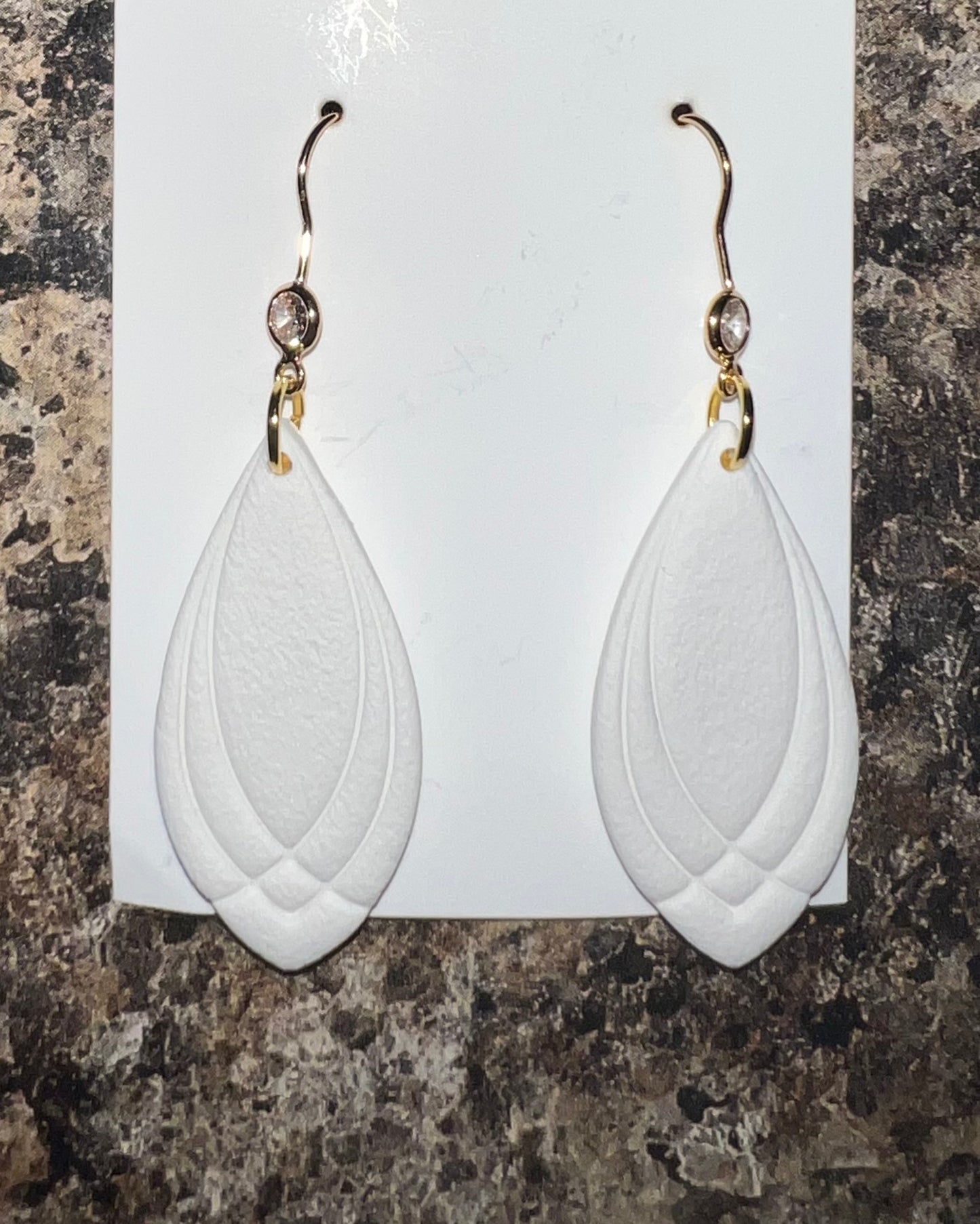 Bridal Clay Earrings