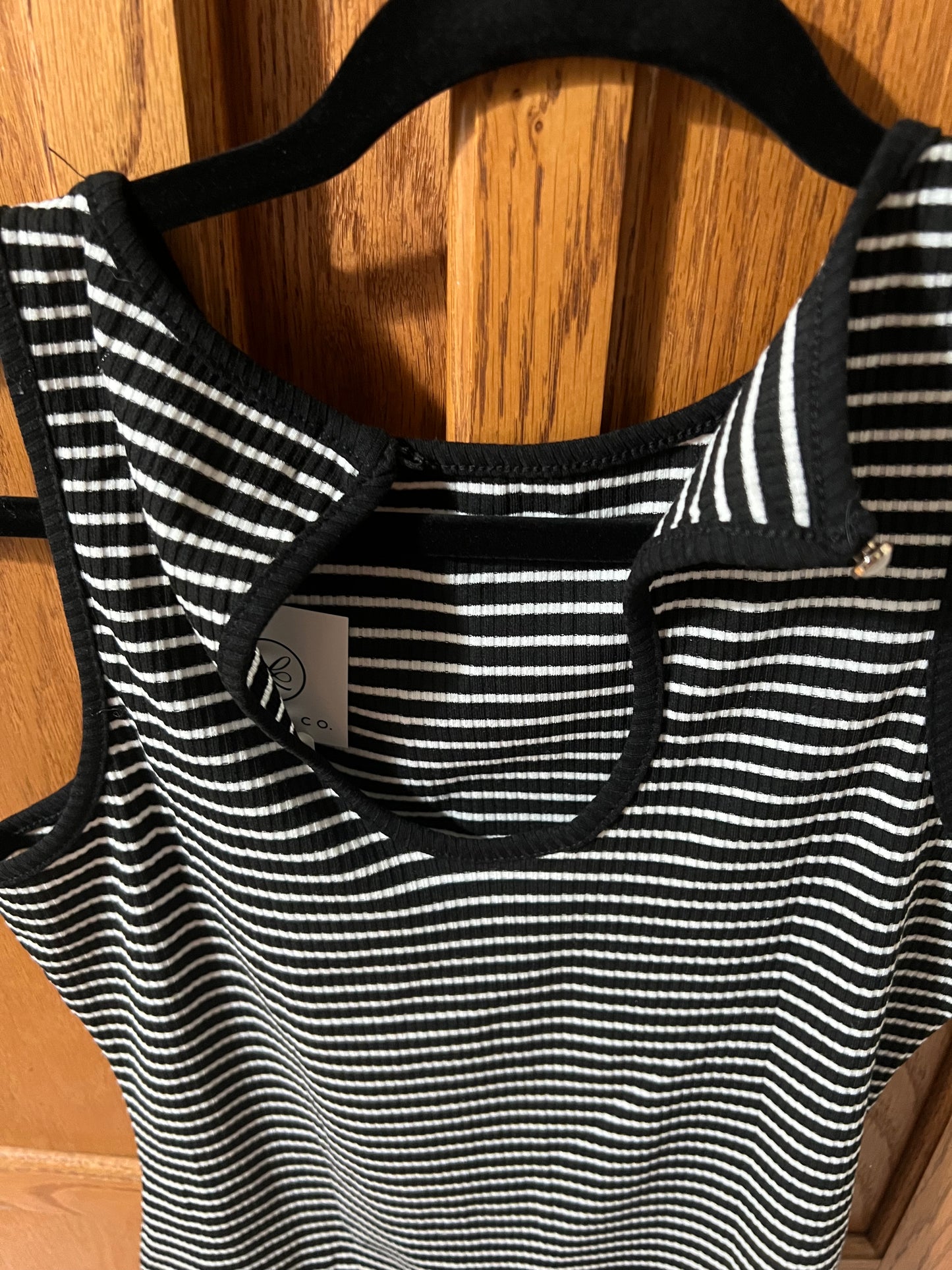 DEFECTIVE Striped Print Tank Top- Small