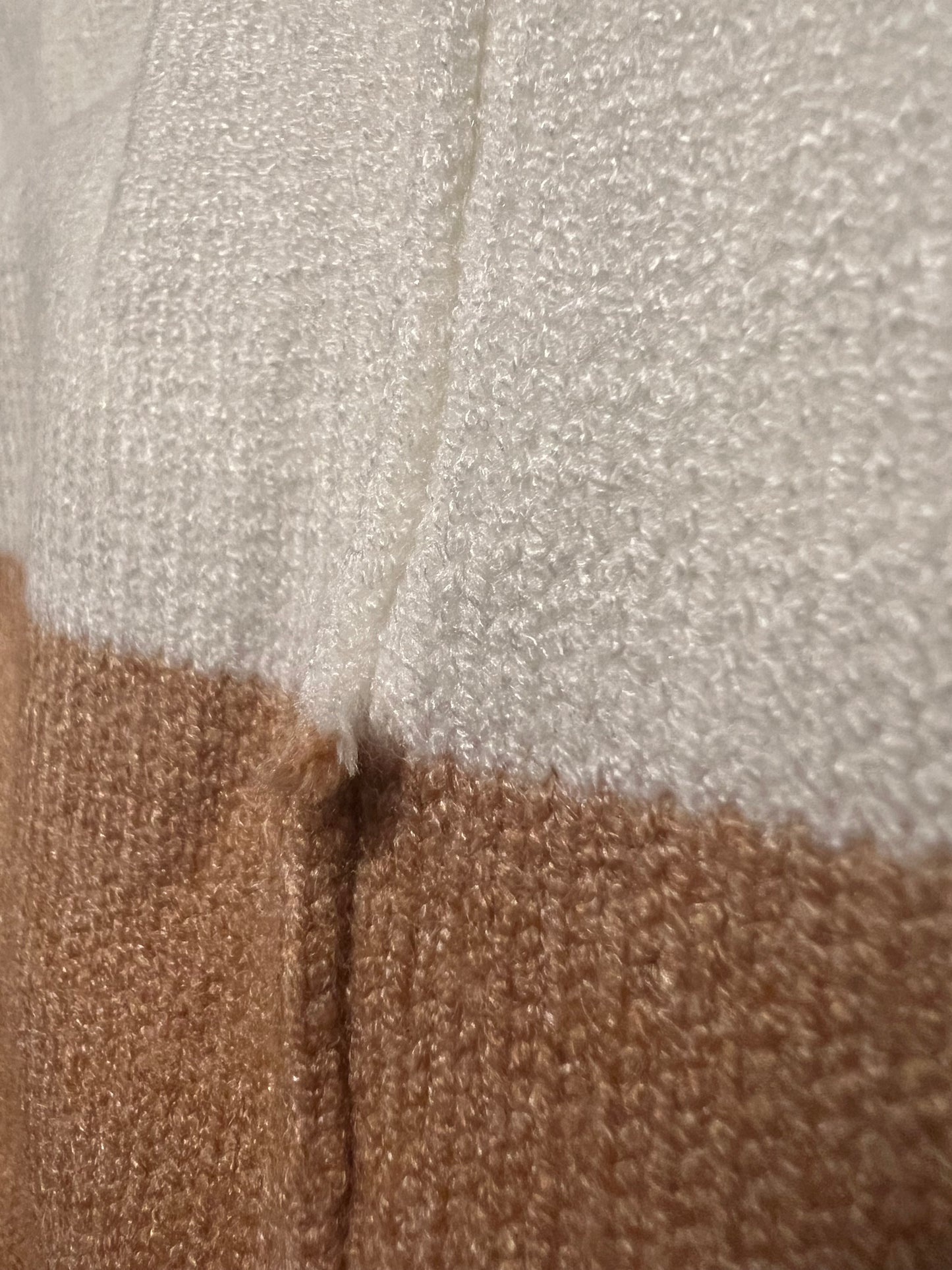 DEFECTIVE Color Block Sweater- LARGE