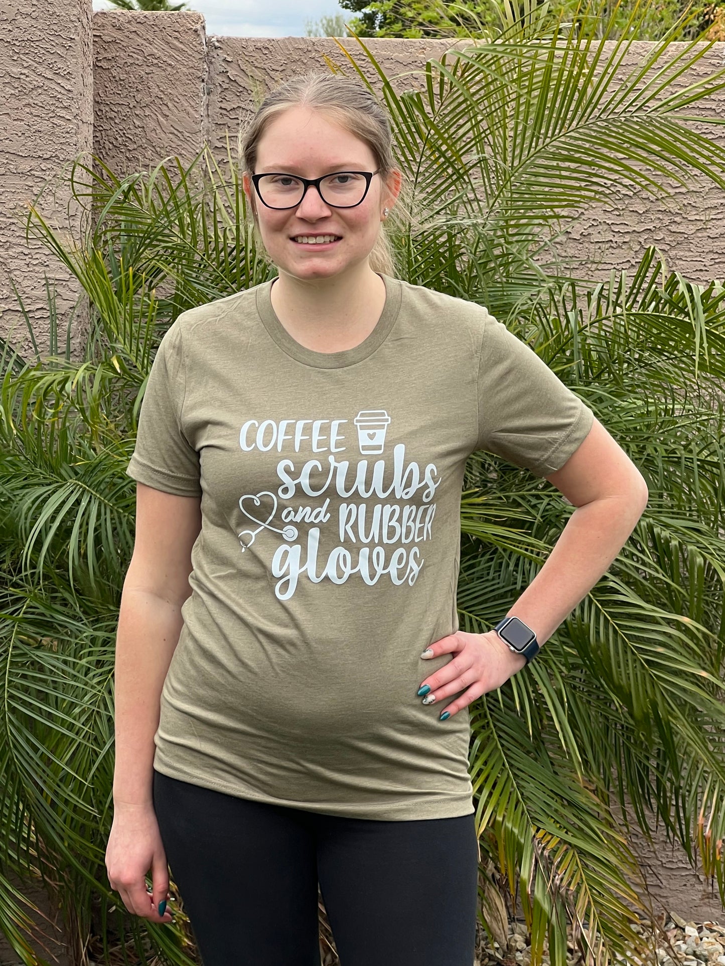 Coffee Scrubs and Rubber Gloves Shirt