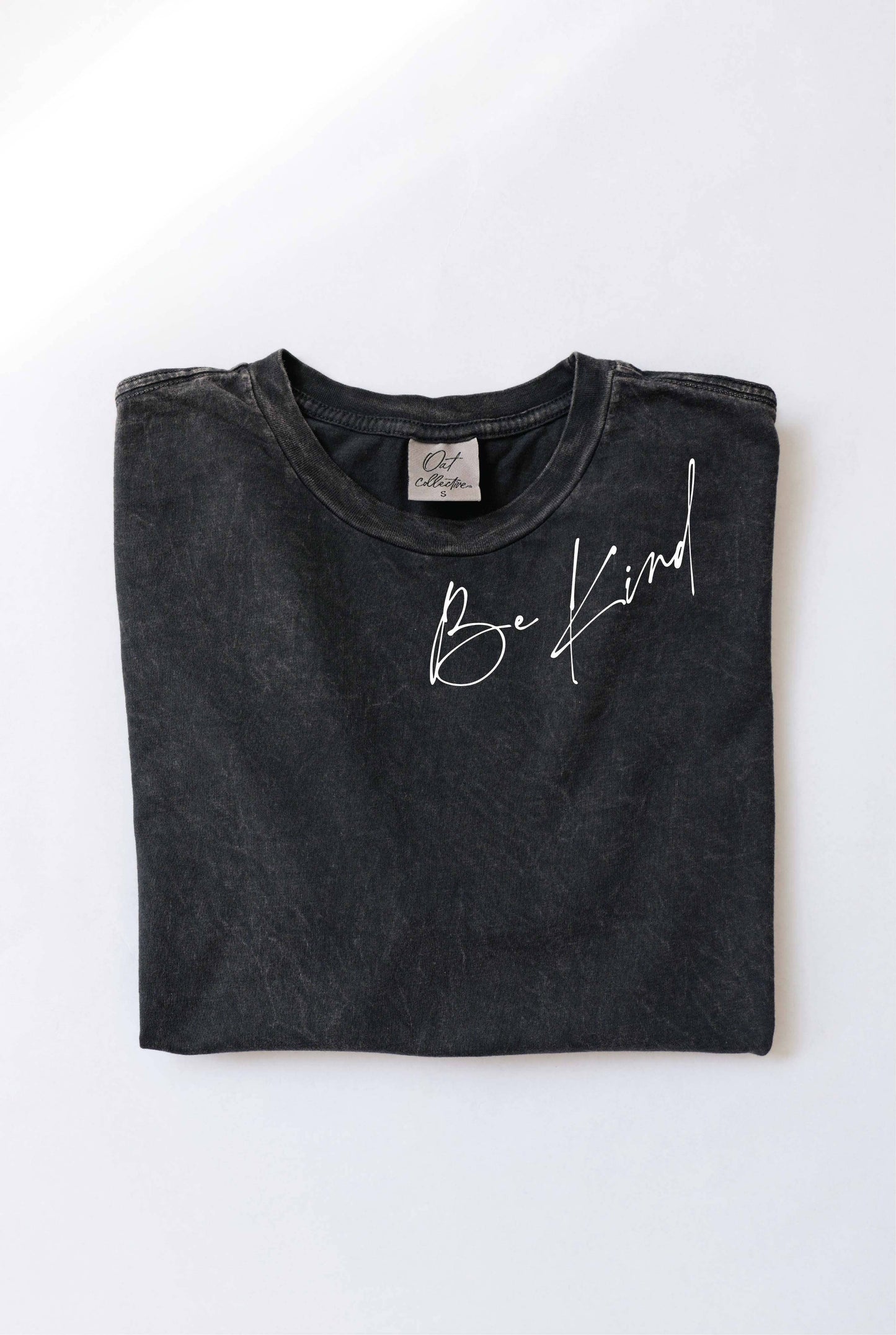 Dear Person Behind Me Graphic Top- Mineral Black