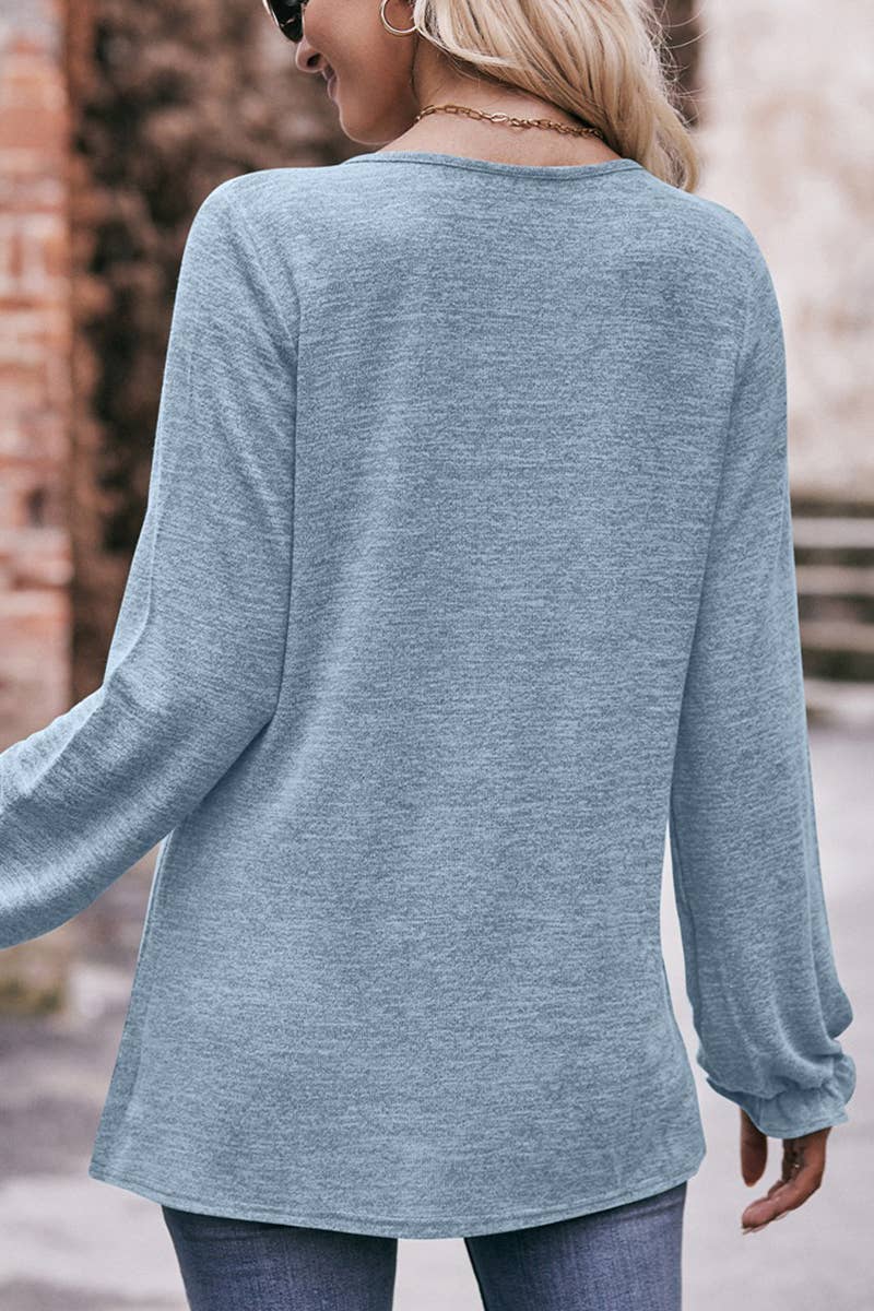 Loose Fit Pullover Long Sleeve