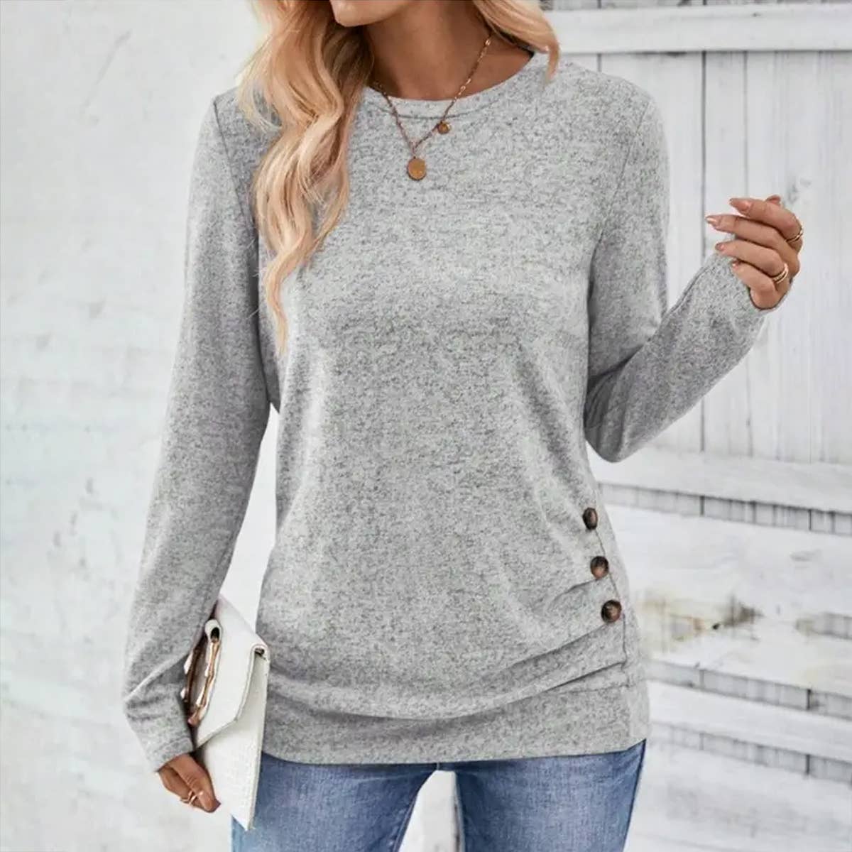 Solid Color Long Sleeve