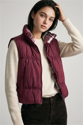 Full-zip Reversable Puffer Vest