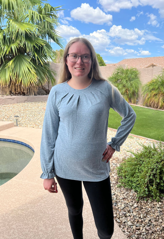 Loose Fit Pullover Long Sleeve