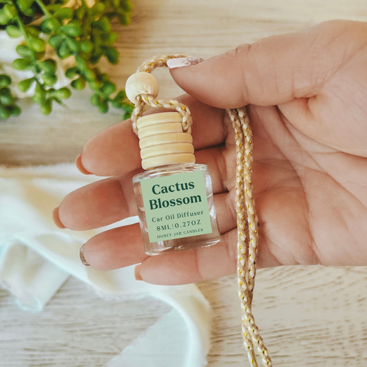 Hanging Car Diffusers- Cactus Blossom