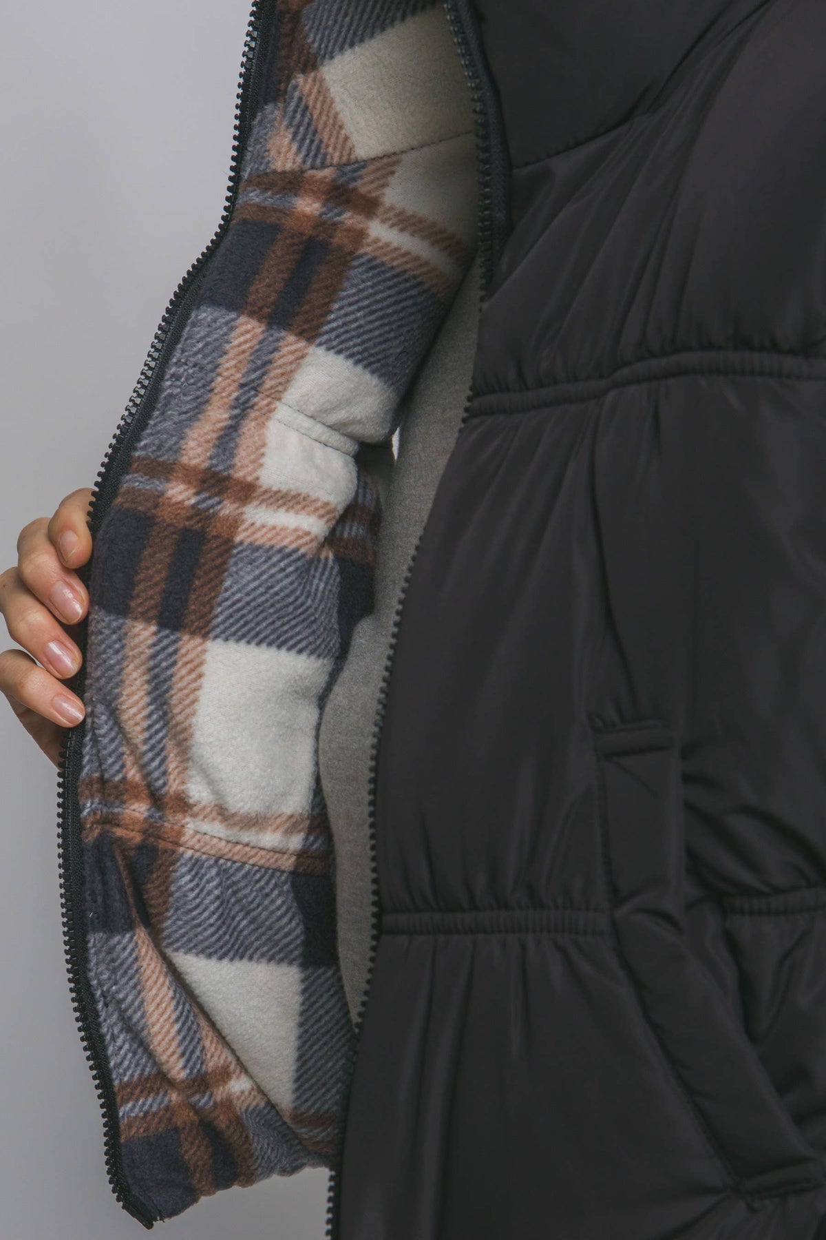 Full-zip Reversable Puffer Vest