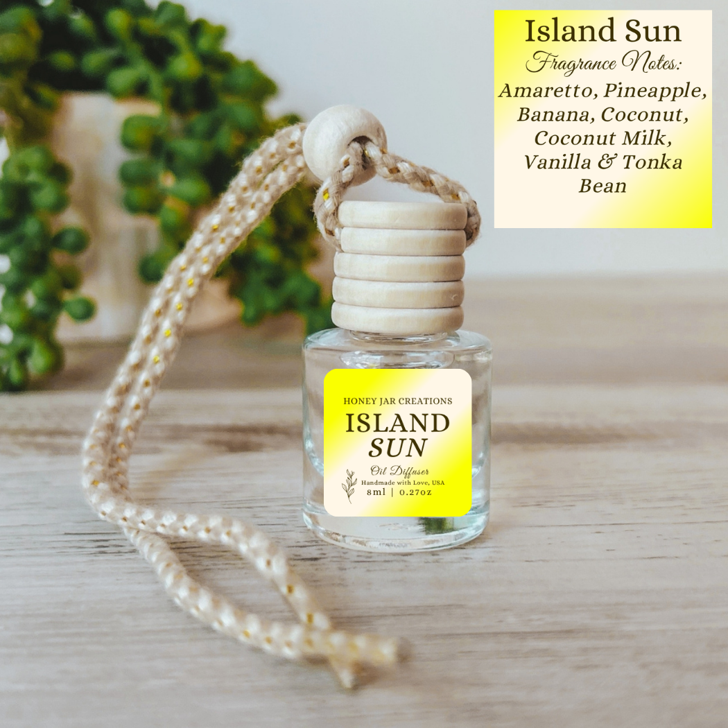 Hanging Car Diffuser- Island Sun