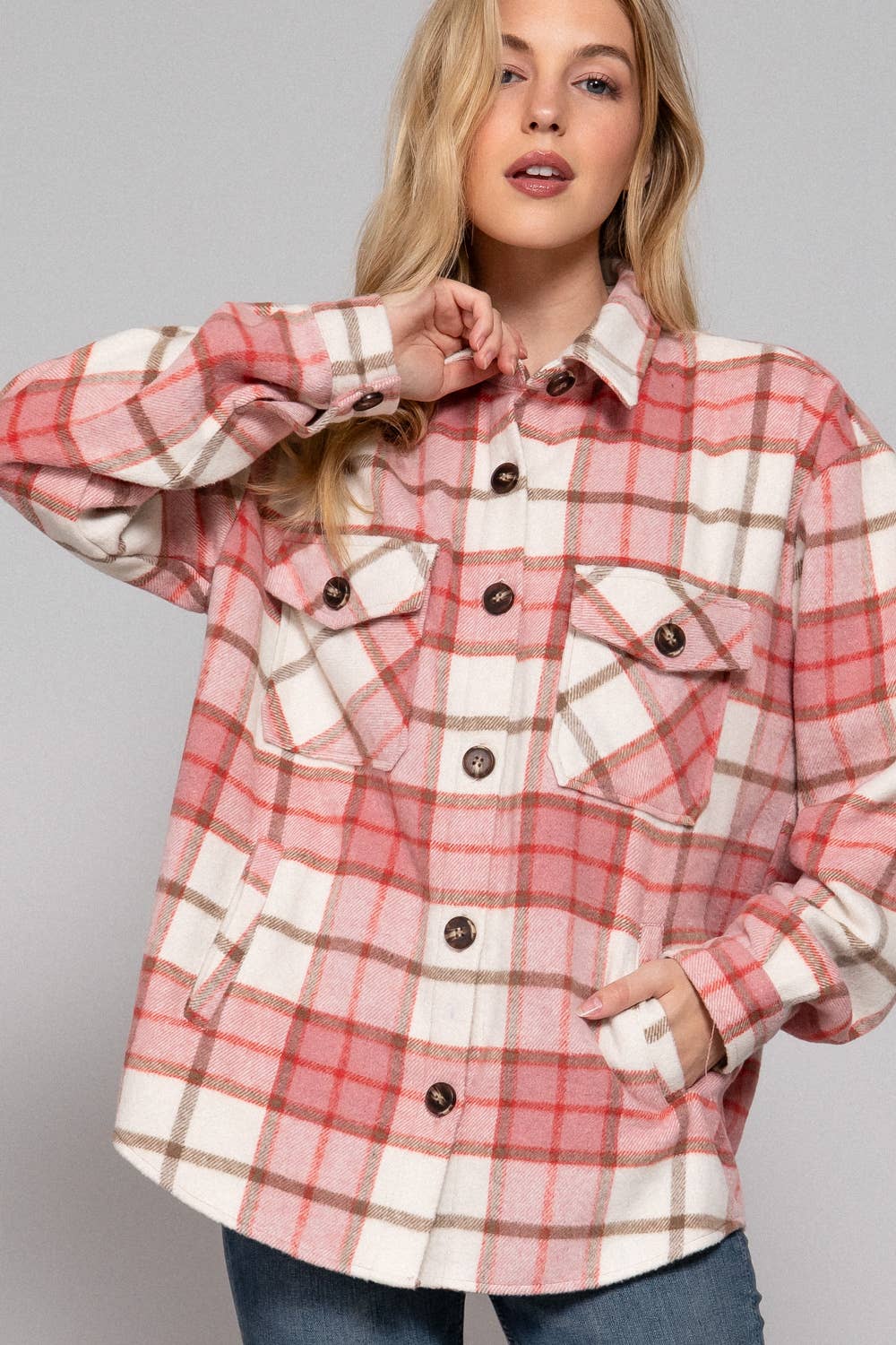 Button Down Shacket