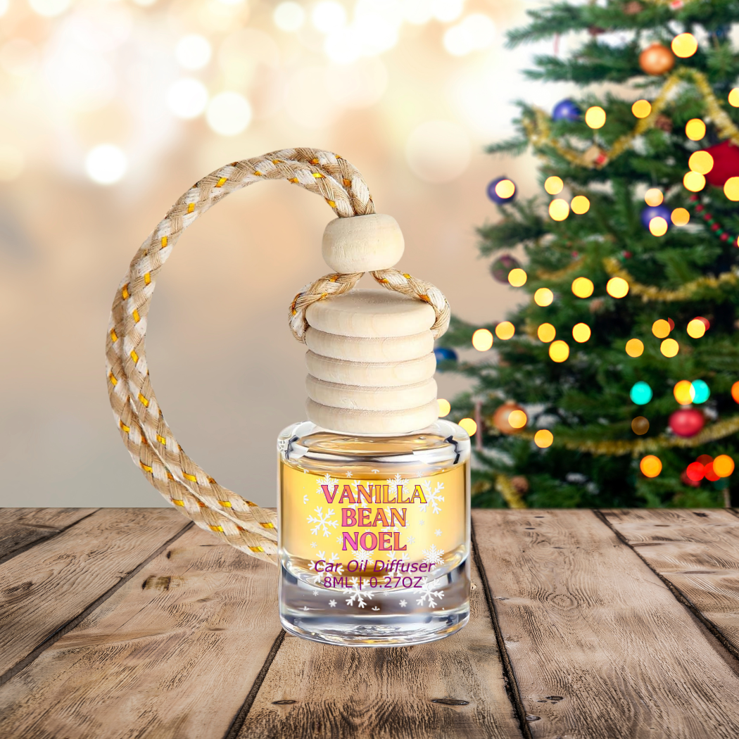 Vanilla Bean Noel Hanging Car Diffuser – Christmas Edition