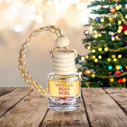 Vanilla Bean Noel Hanging Car Diffuser – Christmas Edition