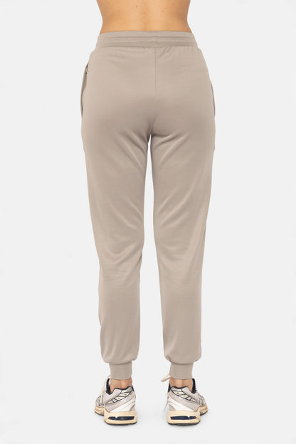 Cuffed Joggers with Zippered Pockets