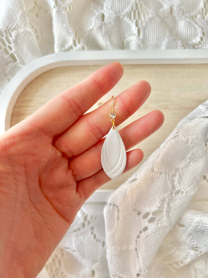 Bridal Clay Earrings