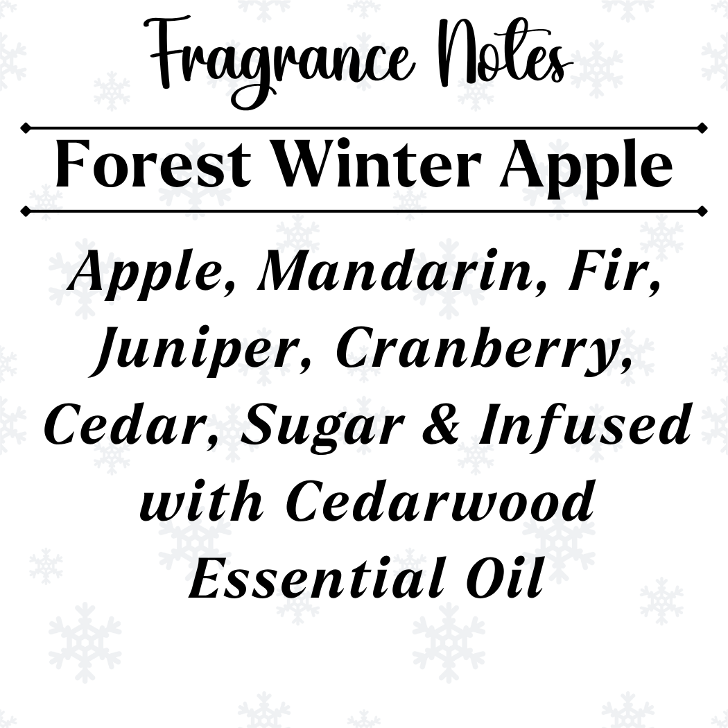 Forest Winter Apple Hanging Car Diffuser – Christmas Edition