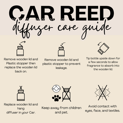 Hanging Car Diffusers- Sweet Lemongrass