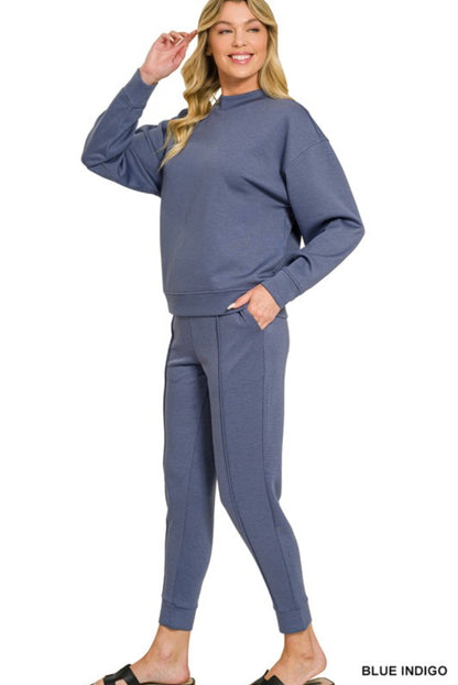 Scuba Mock Neck Set