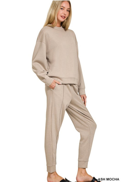 Scuba Mock Neck Set