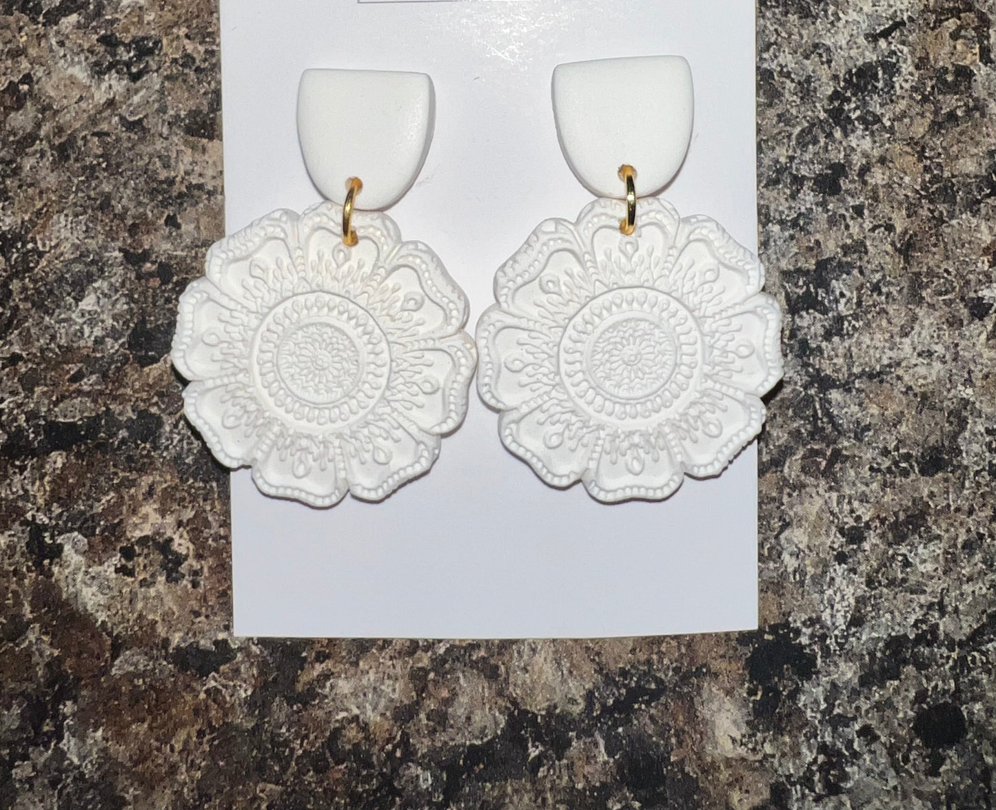 Flora Flower Clay Earrings