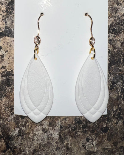 Bridal Clay Earrings