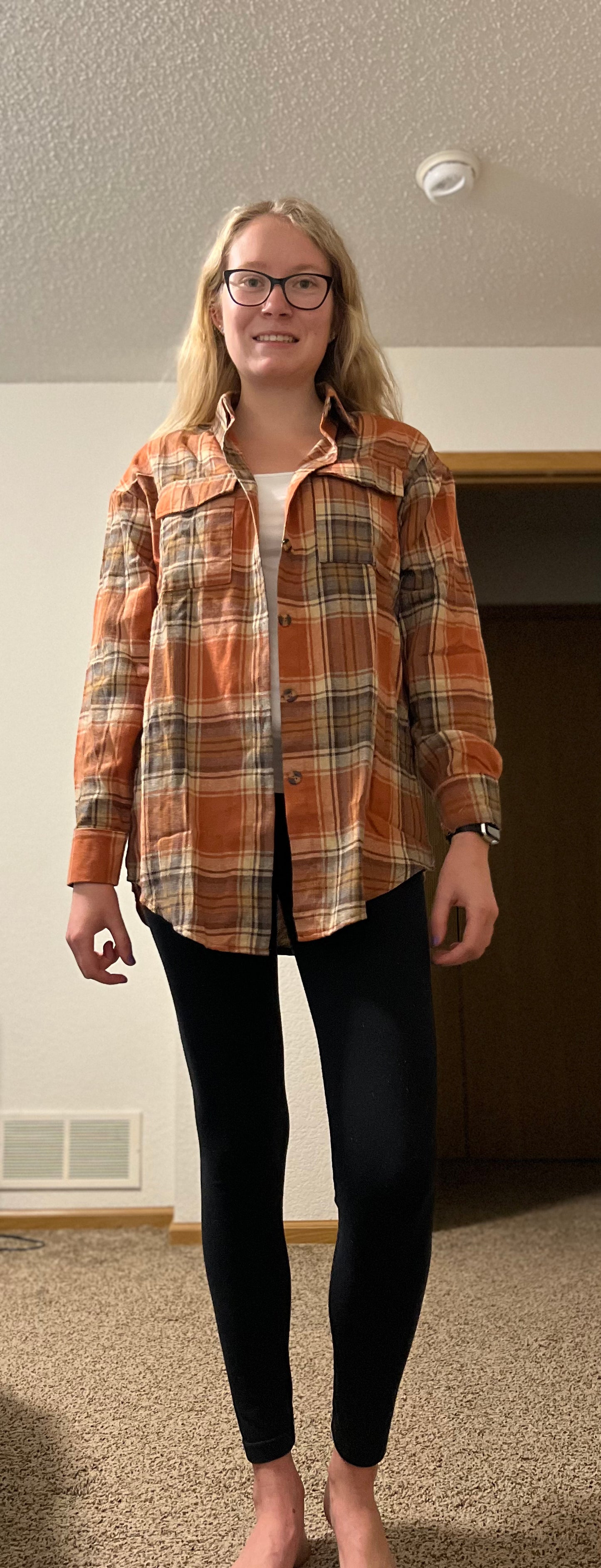 Casual Oversized Flannel- Multicolored