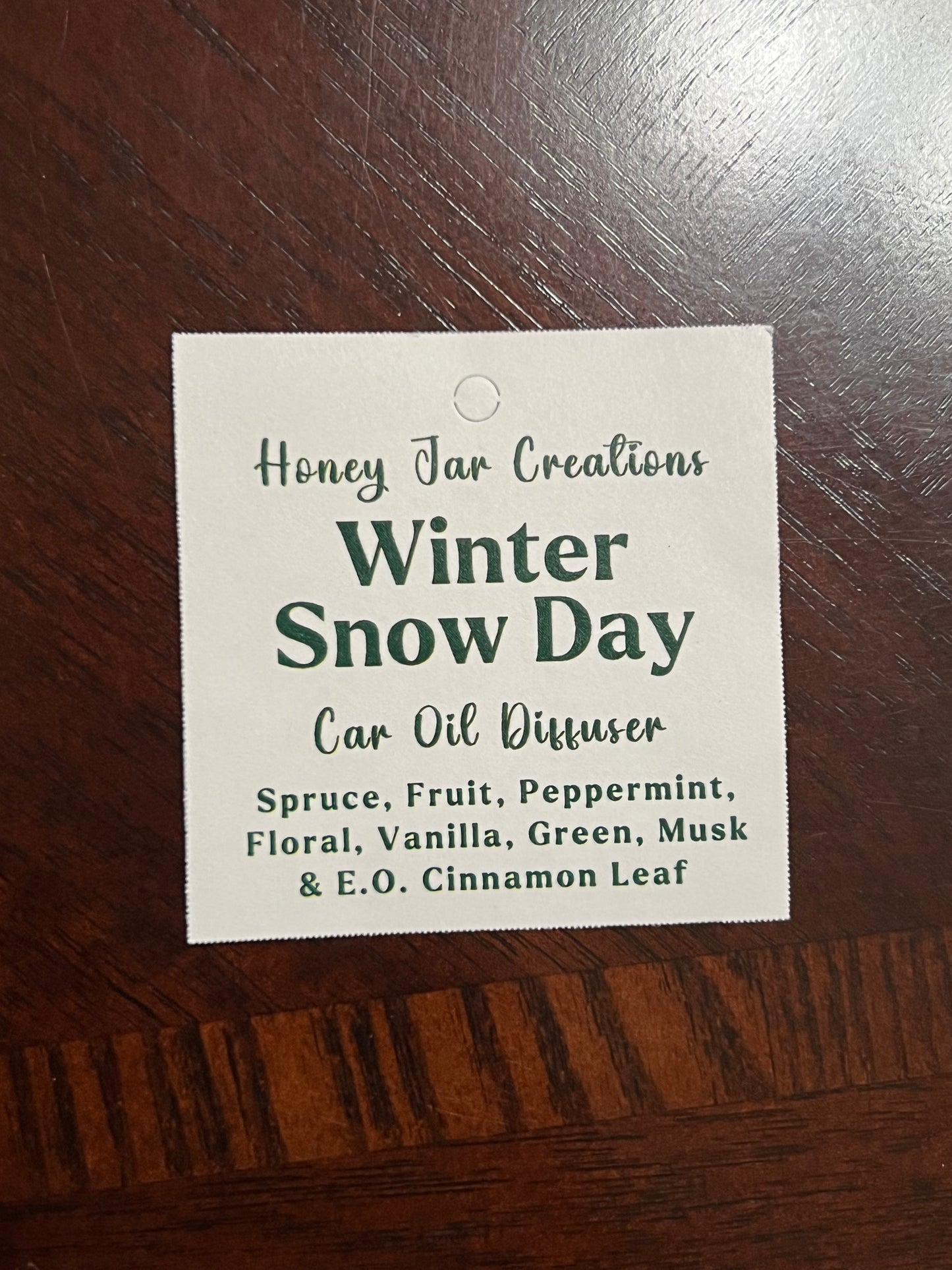 Winter Snowday Car Diffuser – Christmas Edition