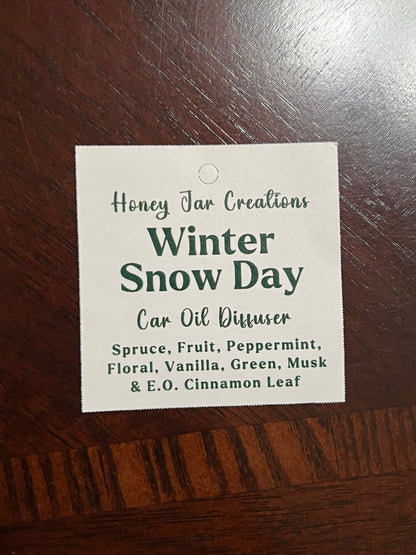 Winter Snowday Car Diffuser – Christmas Edition