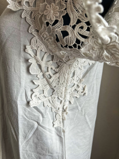 Short Sleeve Lace Shirt