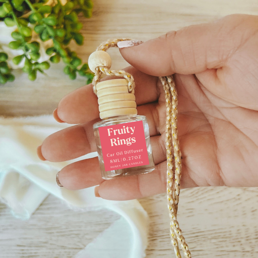 Hanging Car Diffuser- Fruity Rings