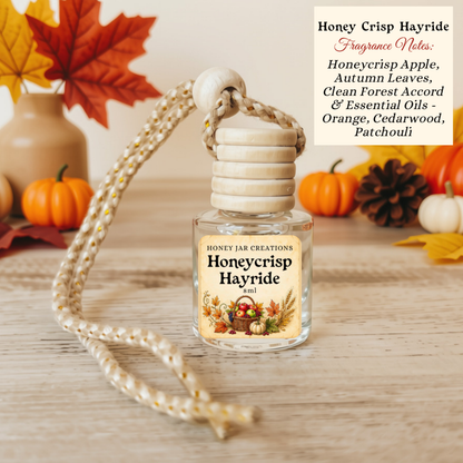 Hanging Car Diffuser- Honey Crisp Hayride
