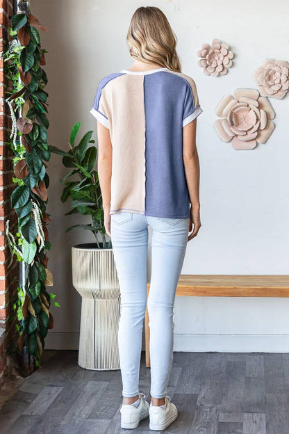 23 Color Block Short Sleeve