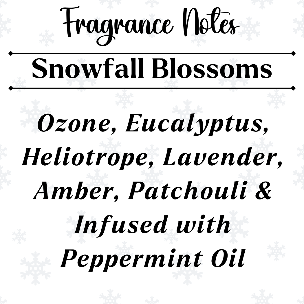 Snowfall Blossoms Hanging Car Diffuser – Christmas Edition