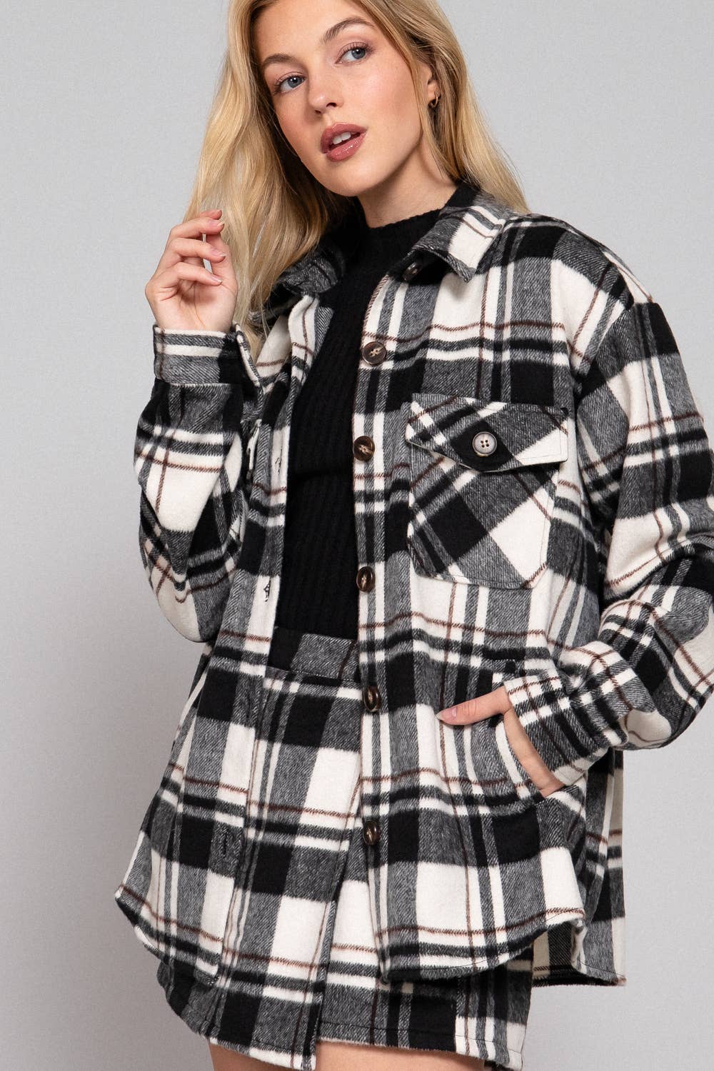 Button Down Shacket