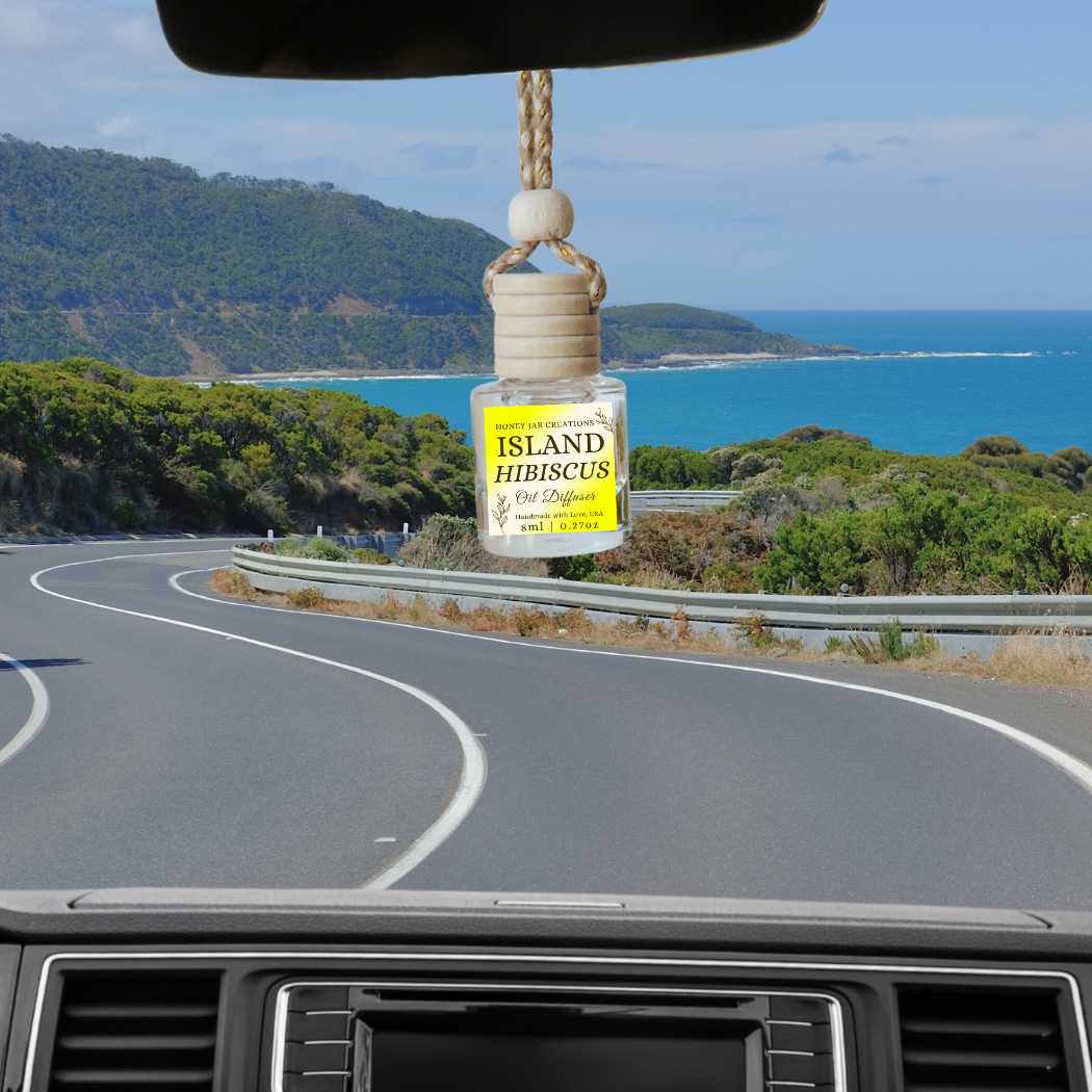 Hanging Car Diffuser- Island Hibiscus