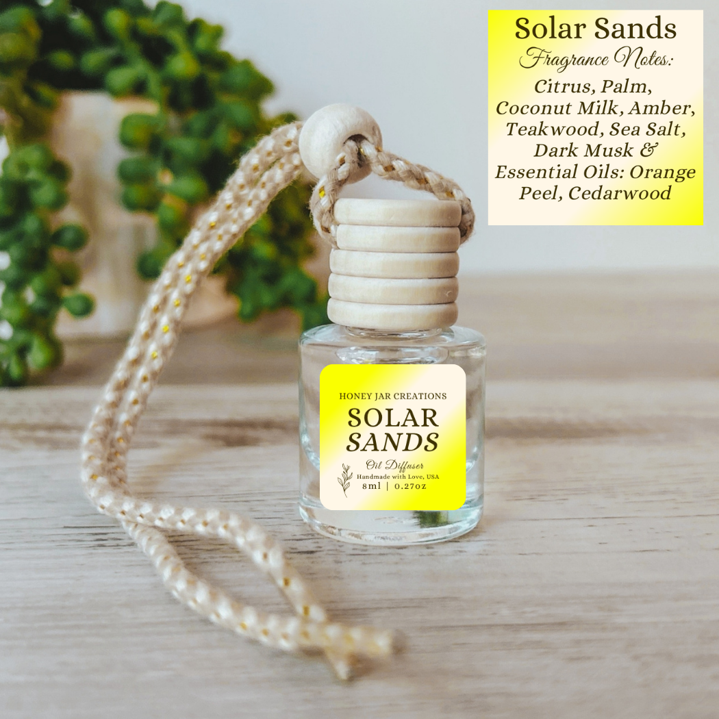 Hanging Car Diffuser - Solar Sands