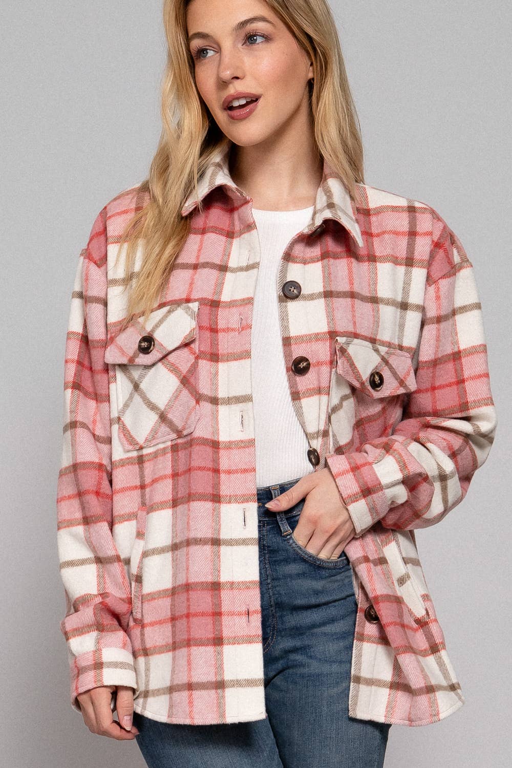 Button Down Shacket