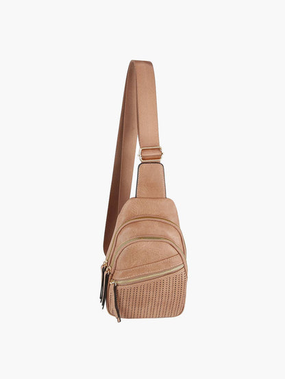 Stylish Front Crossbody Sling- Dark Blush